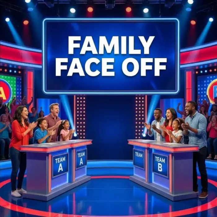 Family Face-Off game-show stage
